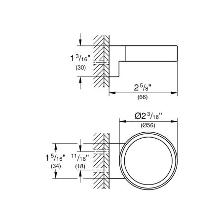 Держатель для стакана GROHE Selection, никель матовый (41027EN0), артикул 41027EN0