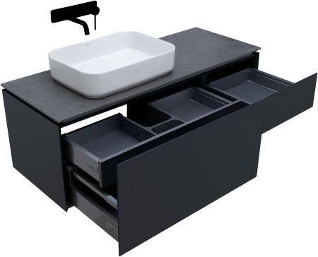 Тумба под раковину Allen Brau Infinity 120 1.21006.AM L антрацит матовый, артикул 1.21006.AM