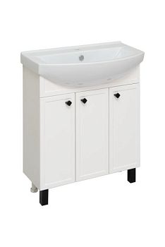 Тумба Runo Римини 75 белая под умывальник 00-00001183 (Best 75) (00-00001255)