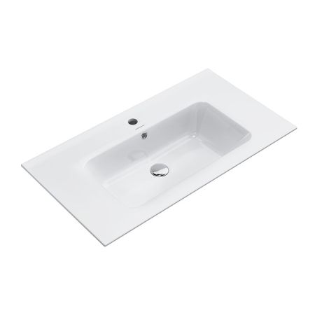 Раковина PIANO подвесная/мебельная 85, белая глянцевая, артикул PI.wb.85