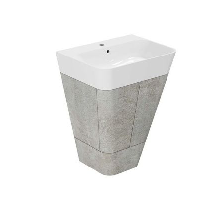 AZZURRA BUILD  раковина подвесная/накладная  65х50х16 см с 1 отв. под смеситель , цвет белый, артикул BULP06550T0MBI*1