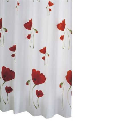 Штора для ванны Ridder Mohn 200х180 Красная, артикул 47800