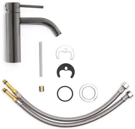 Смеситель для раковины Paffoni Light LIG071NKN никель, артикул LIG071NKN