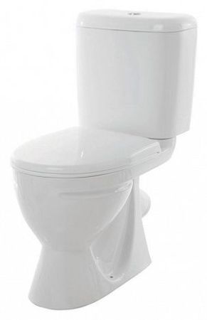 Унитаз-компакт Sanita Стандарт эконом SDTSACC01090112 с бачком и сиденьем, артикул SDTSACC01090112