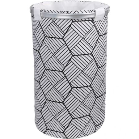 Корзина для белья Fixsen FX-1033В Белая, артикул FX-1033В