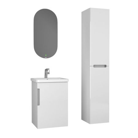 Тумба RUNN 50 с дверкой, белая NEW, артикул OW07.20.00