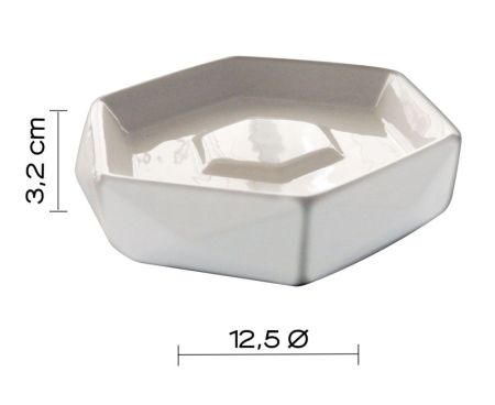 Gedy Dalia, настольная керамическая мыльница, цвет белая керамика, артикул DA11(02)