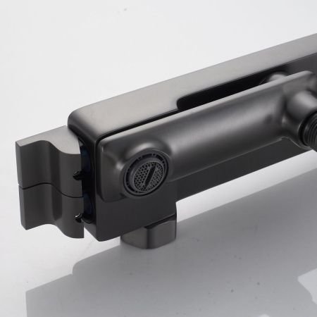 Душевая система Shevanik S4226T, оружейная сталь, артикул S4226T