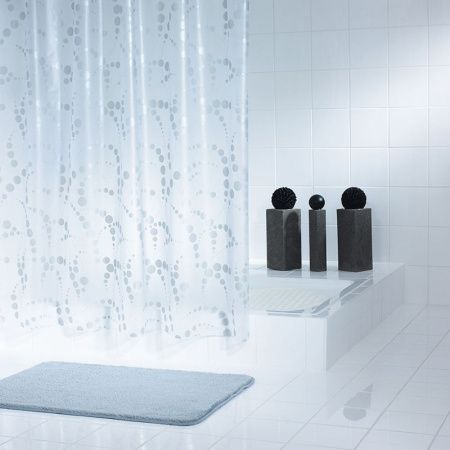 Штора для ванны Ridder Dots 200х180 Белая Штора для ванны Ridder Dots 200х180 Белая