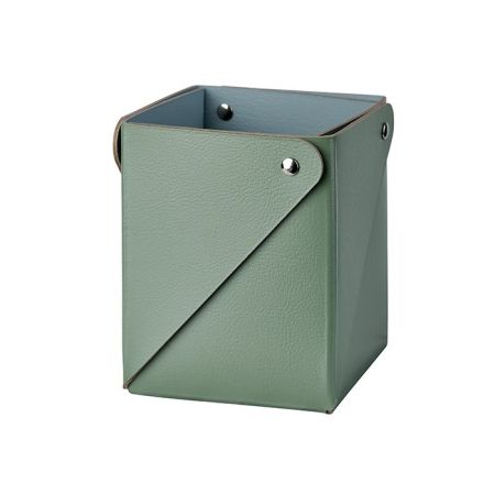 ADJ Коробочка MIU для чайных пакетов, 7x7xH8 см., цвет: эвкалипт/небесный, артикул 0055.60/50