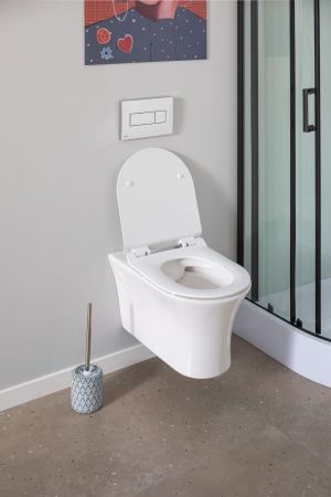 Унитаз подвесной Aquanet Rimless Roll-W CL-12249D, артикул Roll-W