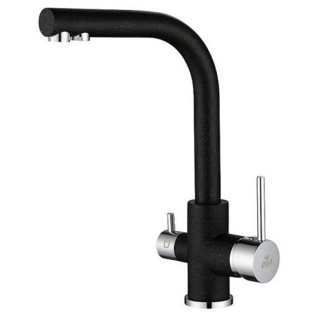 Смеситель для кухни Paulmark Essen Es213011-308 Черный, артикул Es213011-308