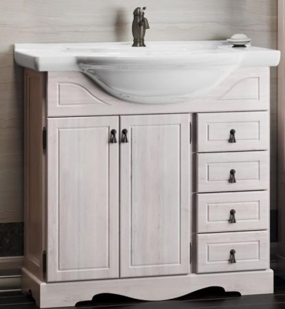 Мебель для ванной Клио 85 Opadiris Беленый бук, артикул 