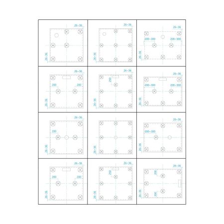 Ножки для поддона RGW N-01 (10)
