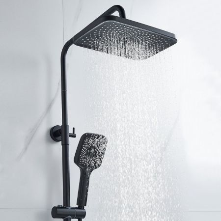 Душевая система Raffine F3696H, черный, артикул F3696H