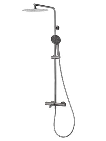 Душевая система WONZON & WOGHAND STICK, Темный графит (WW-88739017-BGM), артикул WW-88739017-BGM