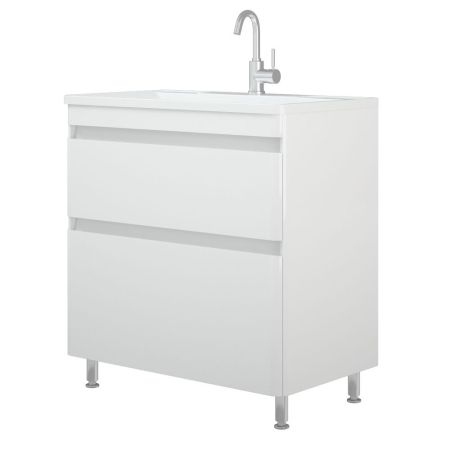 Тумба напольная "Алабама 80 Z2", белая, Adel 80, артикул SD-00000595