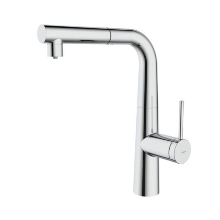 Смеситель для кухни IDDIS Pure с фильтром и выдвижным изливом, хром (PURSBPFi05N), артикул PURSBPFi05N