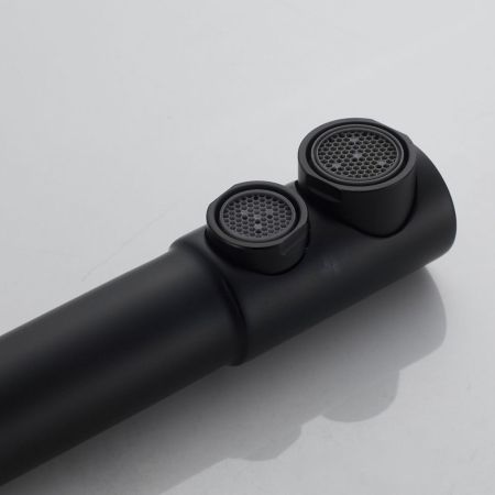 Смеситель для кухни с подключением фильтра Shevanik S248H, черный