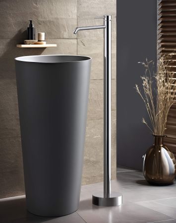 Смеситель для раковины напольный AQUATEK AQ1309CR ЕВРОПА, артикул AQ1309CR