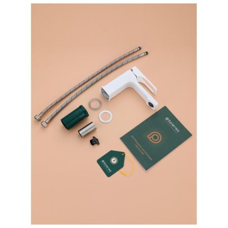 Смеситель для раковины Splenka S55.10.08, белый