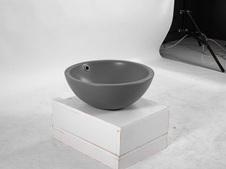 Раковина накладная для установки на столешницу AQUATEK AQ5354-MG 440*440*175, матовый серый, артикул AQ5354-MG