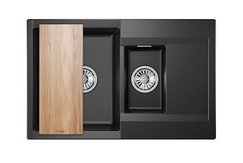 Кухонная мойка Granula 7808, ШВАРЦ