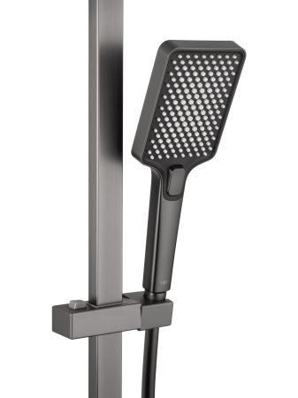 Душевая система WONZON & WOGHAND DIAMOND, Темный графит (WW-88739011-BGM), артикул WW-88739011-BGM
