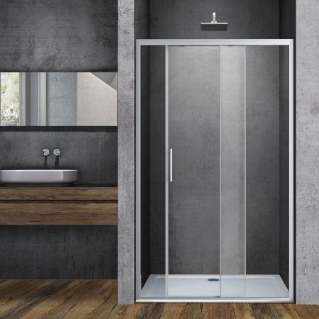 Душевая дверь Soft VDS-3SO160CL, 1600, хром, стекло прозрачное, артикул VDS-3SO160CL