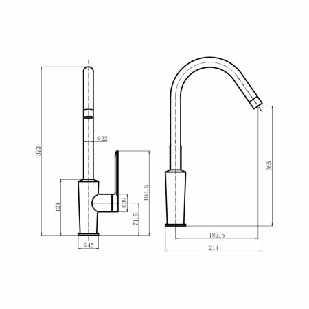 Смеситель для кухни FASHUN A54025-8, белый