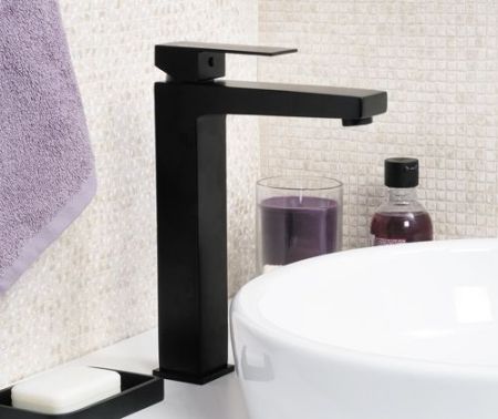 Смеситель для раковины WasserKRAFT Abens 2003H Черный матовый