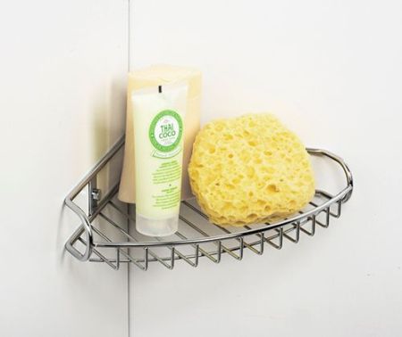 Полка корзина WasserKRAFT K-1211 угловая Хром, артикул K-1211