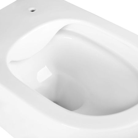 подвесные унитазы Vincea Унитаз подвесной Edge-M VT1-37 безободковый, цвет белый, ультратонкое soft-close сиденье,, артикул VT1-37