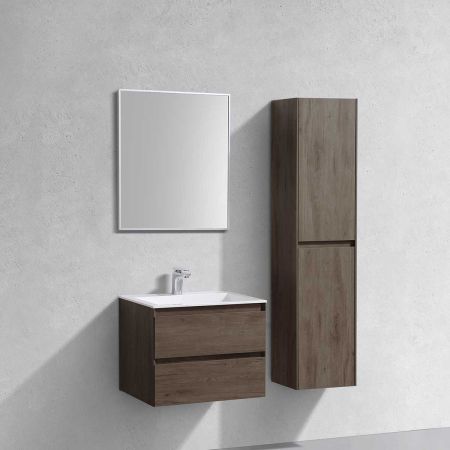 База под раковину Luka 600 подвесная, 2 выкатных ящика soft-close, R.Oak, артикул VMC-2L600RO