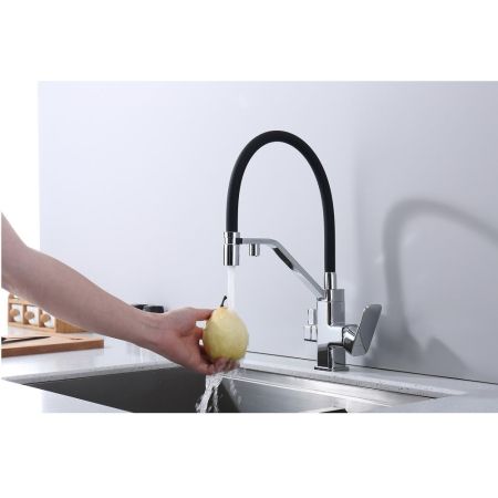 Смеситель для кухни с подключением фильтра Raglo R85.62, хром