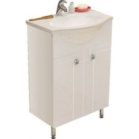 Тумба под раковину АКВАТОН ФИДЖИ 55,4 1A179601FG010 (напольная, белый), шт, артикул 1A179601FG010