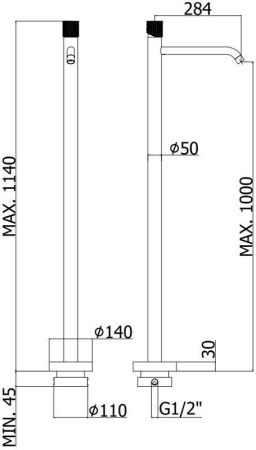 Смеситель для раковины Paffoni Jo JO031CR, артикул JO031CR