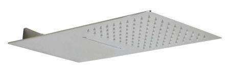 AQG, консольная душевая головка FLOWС2 50x25 см, 2 режима: дождь и каскад, цвет хром, артикул 19FLO0220С2F