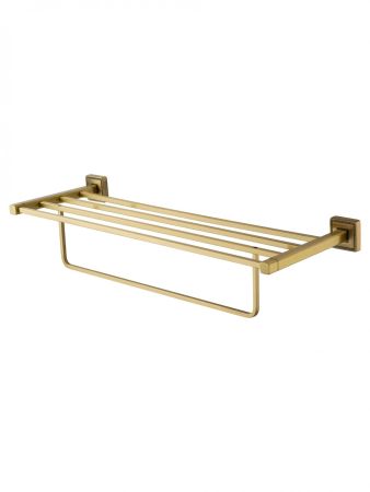 Полотенцедержатель с полкой WONZON & WOGHAND ROMA, Бронза (WW-7281), артикул WW-7281