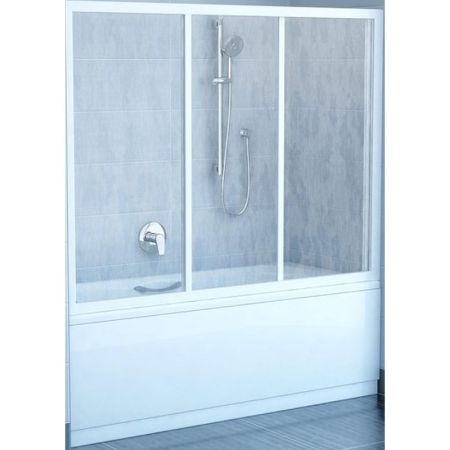 Шторка на ванну Ravak AVDP3-180 40VY0U02ZG профиль Сатин стекло Грейп