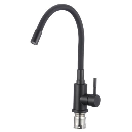 Смеситель для кухни Savol S-3002H-01, черный