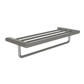 Полка для полотенец Knotlor  TR102GM, оружейная сталь