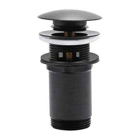 Донный клапан для умывальника, клик-клак A706AT (антрацит)