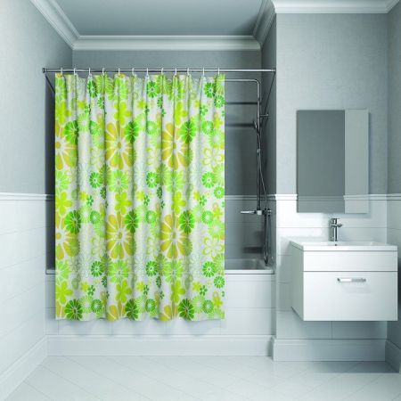 Штора для ванны Iddis Promo P01P118i11 1800x1800 Зеленый, артикул P01P118i11
