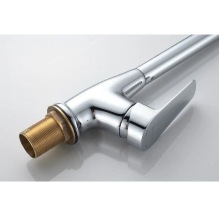 Смеситель для кухни Knotlor KN-11, хром, артикул KN-11