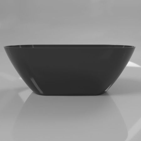 Ванна WHITECROSS Coral X 170x77 (черный глянец) иск. камень, артикул 0203.170077.101