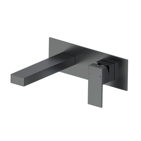 Смеситель для раковины встраиваемый WONZON & WOGHAND, Темный графит (WW-88869016-BGM), артикул WW-88869016-BGM