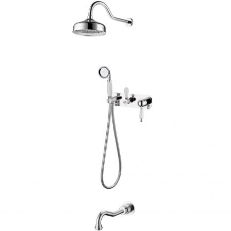 Смеситель для ванны, встроенный Tradizionale Cromo, артикул 268