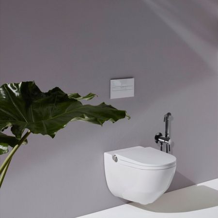 Гигиенический душ со смесителем Rav Slezak Seina SE843/1CMAT, черный, артикул SE843/1CMAT