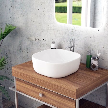 Раковина чаша Maretti FL13NS27-844, белая, артикул FL13NS27-844